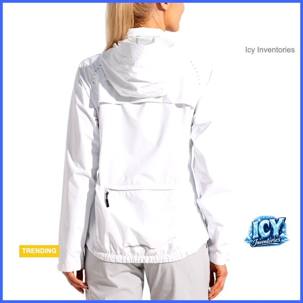 Lightweight Windbreaker Jacket Water Resistant Packable Hooded